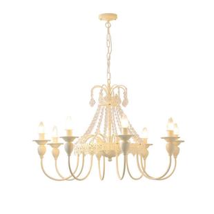 法式 浪漫宫廷客厅餐厅民宿卧室公主房水晶吊灯 奶油风蜡烛灯美式