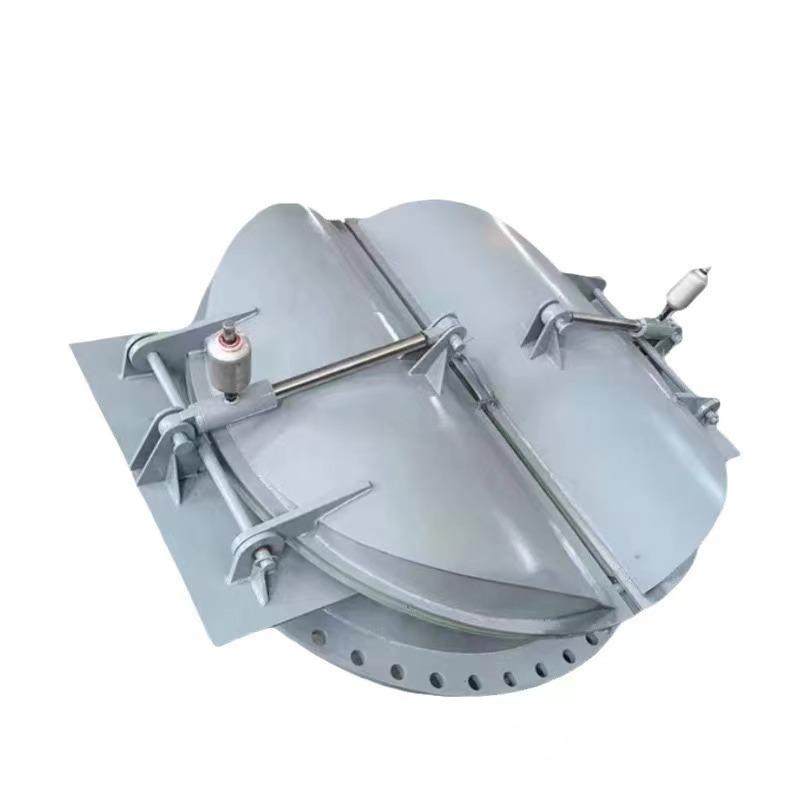 液压碳钢圆拍门水利渠道止水智能不锈钢闸门污水处理侧翻铸铁拍门