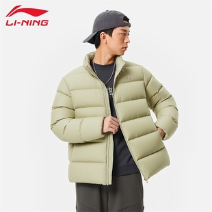 李宁排骨羽绒服男士中国色系列冬季运动保暖外套休闲上衣AYMU353