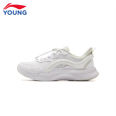 李宁儿童新款羚越小白鞋