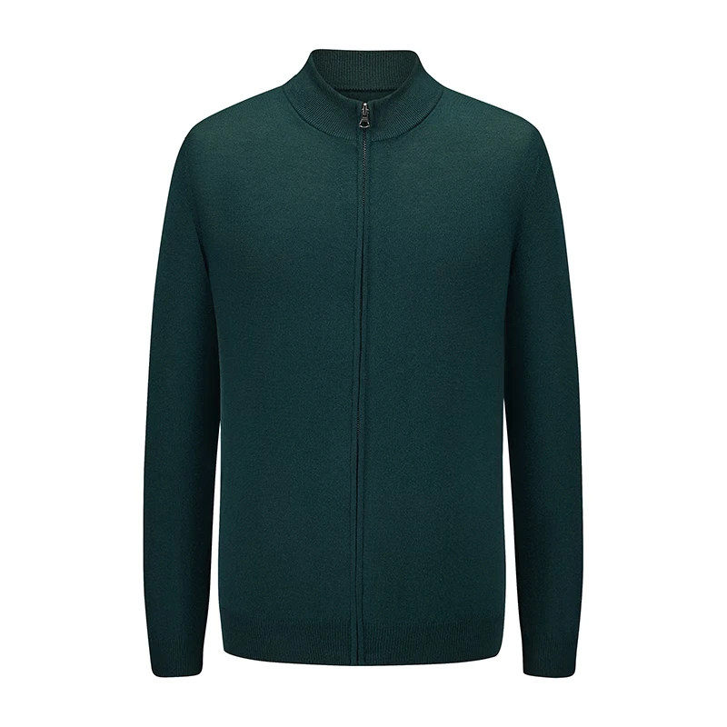 【吉家】冬季保暖厚款100%纯绵羊毛开衫男士拉链针织衫毛衣外套,男装,针织衫/毛衣,淘宝优惠券,粉丝福利购,淘宝优惠卷