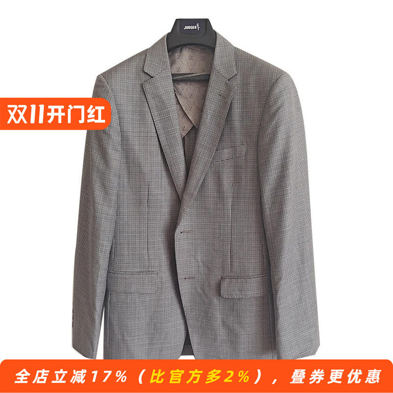 秋季薄款半里男士西服