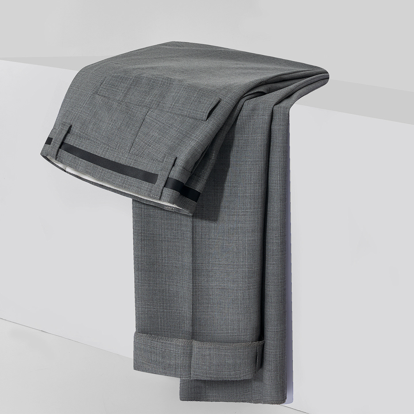 【特！清！纯羊毛】吉家薄款裤子垂感毛料商务男士西裤抗皱休闲