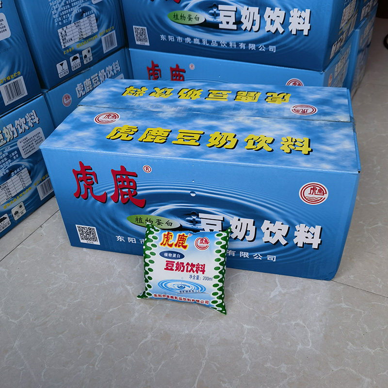 同款东阳虎鹿豆奶适用家用营养早餐豆奶含乳饮料冰冻更好喝