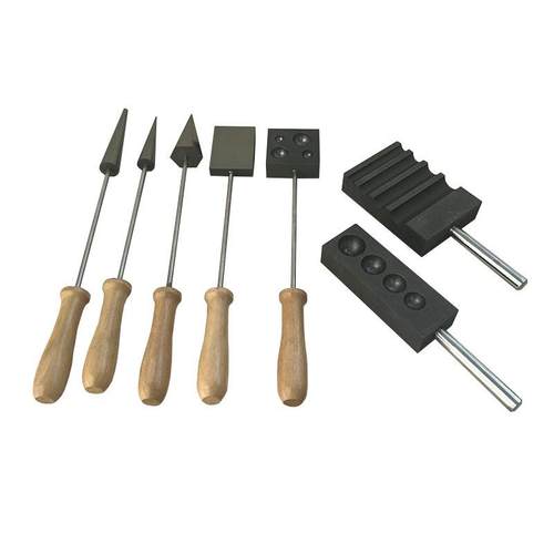 灯工石墨模具灯工石墨浆板扩孔器半球模具石墨模具玻璃灯工工具