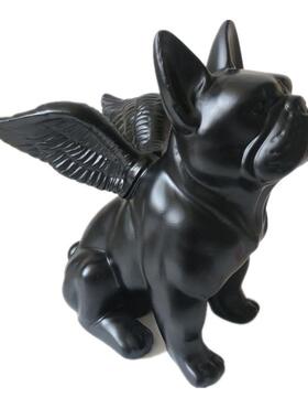 树脂工艺品家居摆件现代简约饰品客厅卧式儿童房飞狗摆件混批