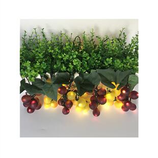 室外太阳能仙女LED葡萄灯串圣诞婚庆节日装饰LED葡萄灯串户外