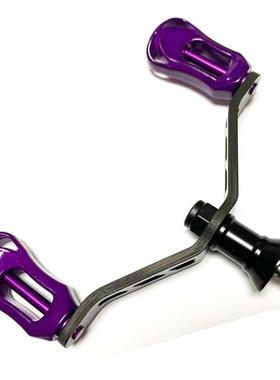 路亚纺车轮碳素双摇臂摇把旋入式0g万圭士luvias万福德stradic