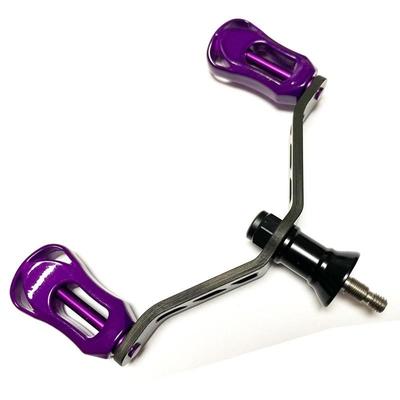 路亚纺车轮碳素双摇臂摇把旋入式0g万圭士luvias万福德stradic