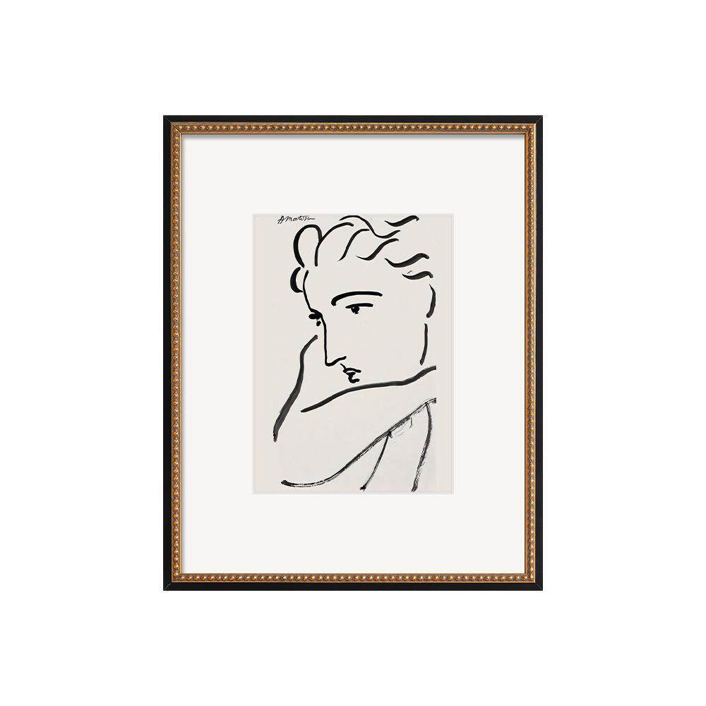 高级感现代法式复古客厅沙发背景墙装饰画组合中古风餐厅卧室挂画