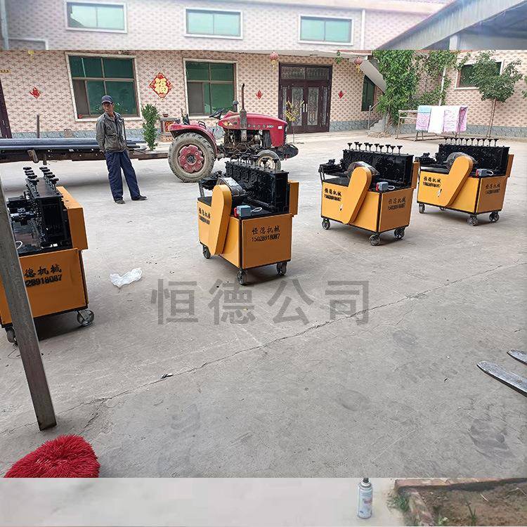 棚大钢管调直机PTC2手2/25/32弯管直矫管机镀锌圆管拉直机脚架直