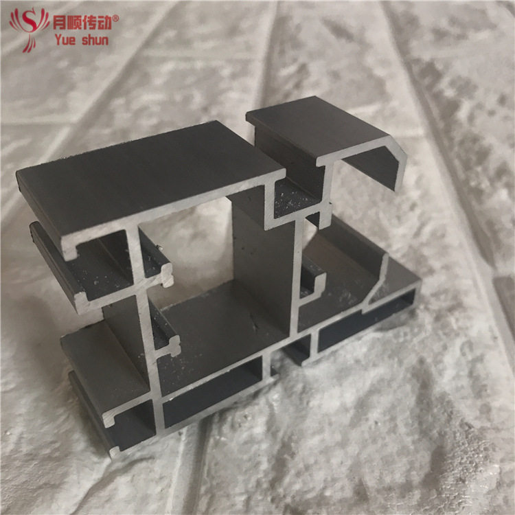 BS25-C208A用带挡边倍速型材 55*85倍速铝材 轻型装配线轨道