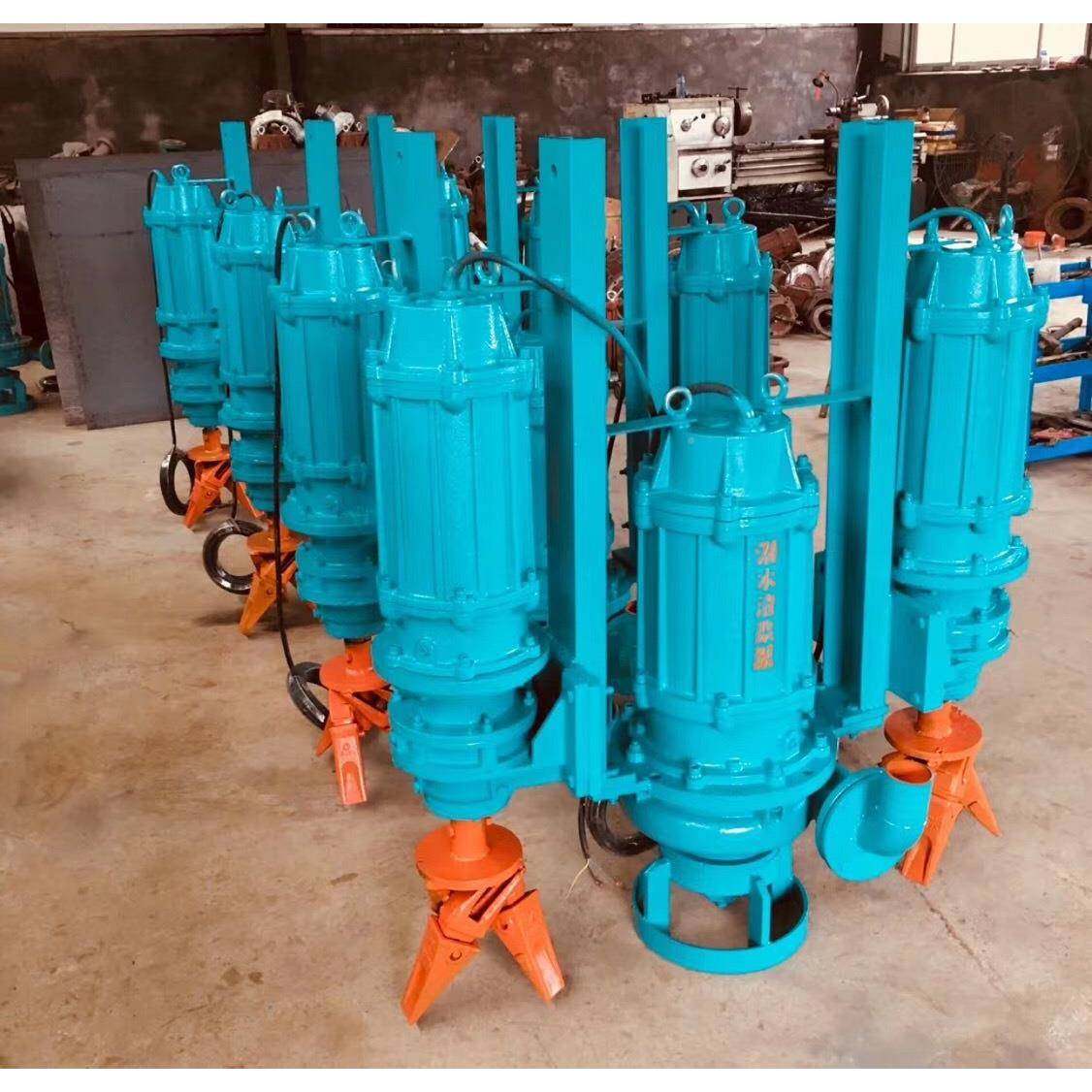 ZJQ4水抽沙泵清淤吸沙砂泵3寸寸11KwIEA15KW搅拌潜式潜水吸沙泵抽