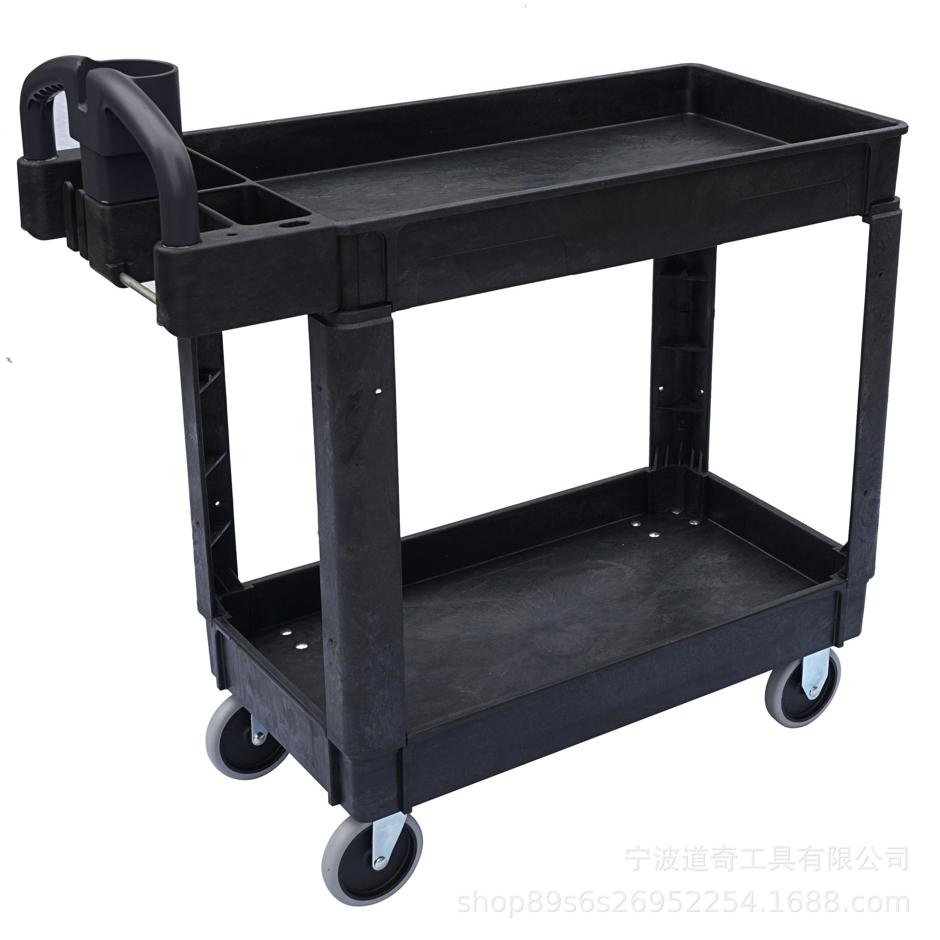 仓储手推带轮多层物料架