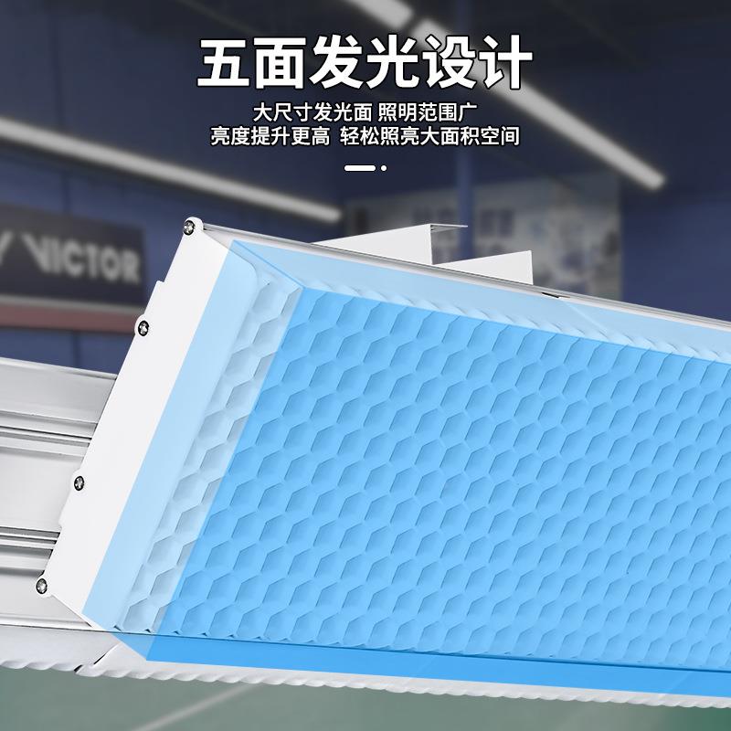 防馆眩目球灯室内专五面发光YQ-YMQ-0无缝拼接球馆照明LE毛D羽球