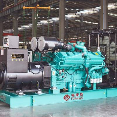 施工备用大型柴油发电组大功率功柴足率康明开架型机柴斯油发电机