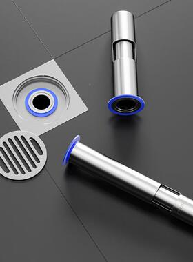 不锈芯钢防臭长地漏内下水超道管tb-71081道断层深水封长延长家用