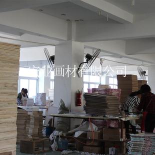 宏业画材100m×175画框白中纹SWJ纯油棉实木欧涂式 大画框色层油画