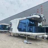 大型景区度假玻璃阳民光房宿景公观活动房轻钢ZEN结构岗亭办房房