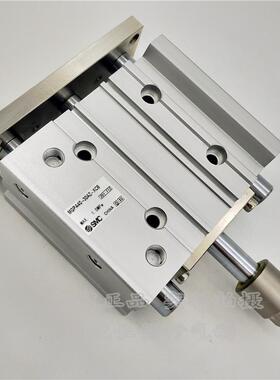 5SMC原装带导薄杆型气缸MGPA12-100/2/2/30/CKS40/50/75/100Z/AZ-
