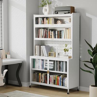 翻门柜家用多功能厨防铁尘置房物架落地轻奢PHN艺可移动餐柜储边