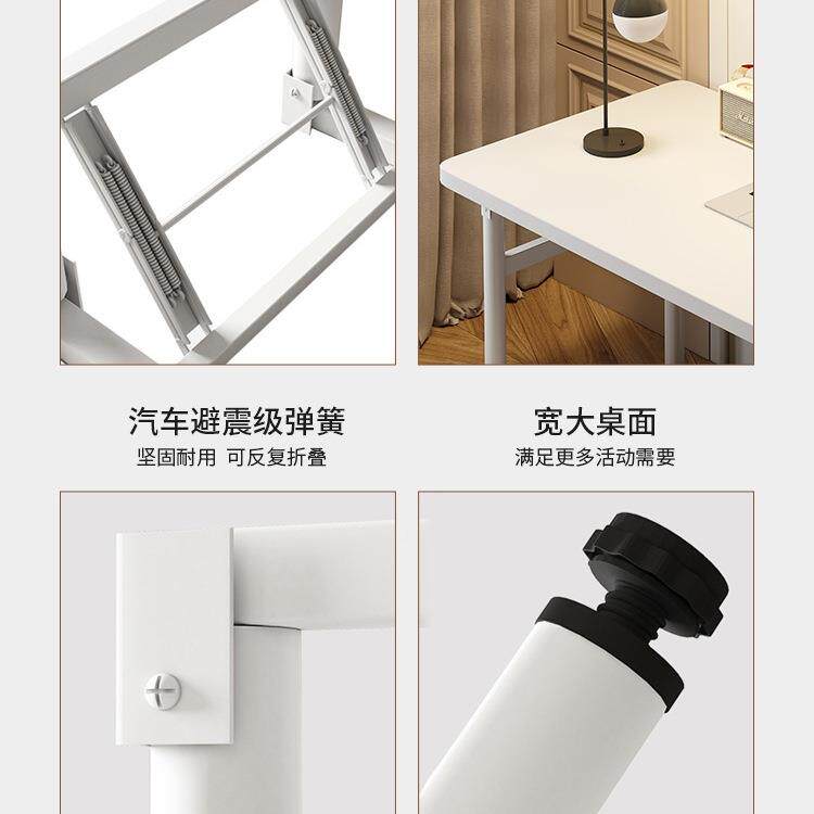 简易电脑用桌椅套装可折叠子WFS书桌家学生学习写桌卧室女字生桌