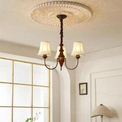 法式中古古风客吊灯美厅式AL100552古餐厅灯书房感南洋铜色复卧室