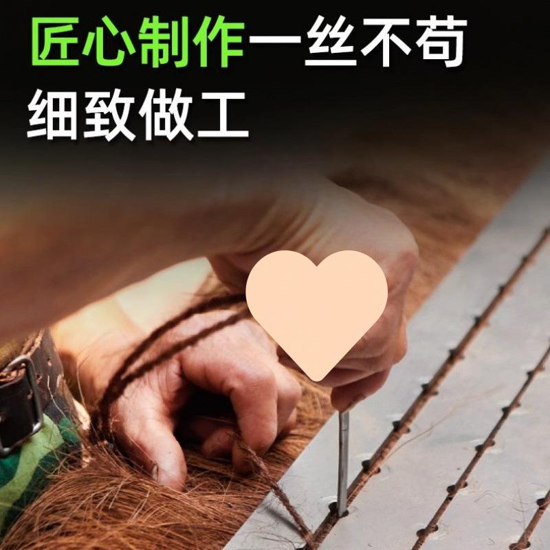 手全棕丝床垫硬垫棕倪晟垫天然护脊棕榈工童榻椰榻米无胶榻儿榻米