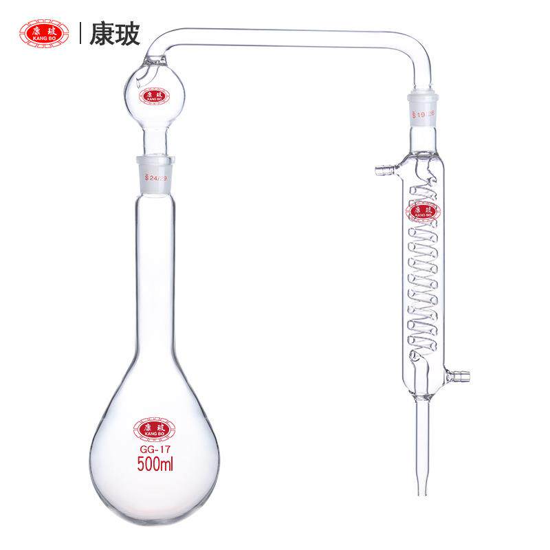凯球m形常量定氮仪装置凯氏氨式蒸氮馏TM623784装置l玻璃蒸馏器ml