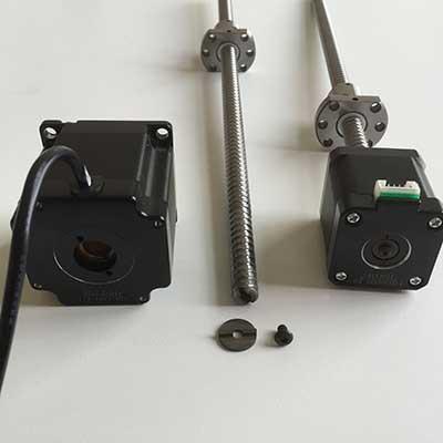 Gcr15钢丝杠2HS4404-11的1204滚珠sfu1204K丝杠总长95mm行程00