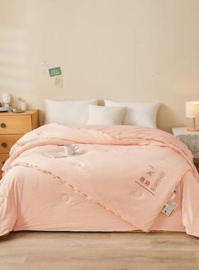 10整斤加厚冬季保暖子母冬被张羽YB231020丝芯大绒春秋被子豆被床