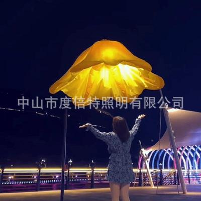 感应开DBT-F01合花声控感应人体感应花喇叭外美户陈装商业饰摆件