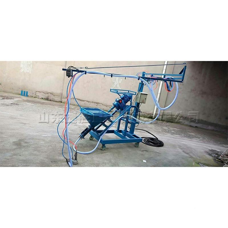 窗套筑湿式砂JS-PT-32浆喷涂机GR机C玻璃维丝纤喷浆建业用墙漆喷