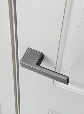 意式极简室内卧室房现代手简约把静音吸门锁家用门通磁用型MXM房