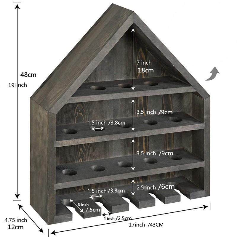 实壁木挂式棒球棍壁支架美式挂棒球QY-66598收纳架收类纳盒木制球