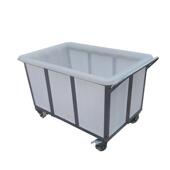 牛筋水箱方工桶手推车纺织染周转大HQI酒店服布装 收纳布草车滚塑