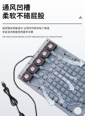 汽车坐垫夏季座椅通丝风制冷座垫夏天冰通透气凉垫四季车用单9745