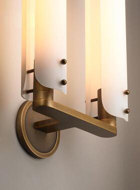 直供2019品轻奢全铜壁灯后TS115现客厅过道代走廊卧新室床头壁简