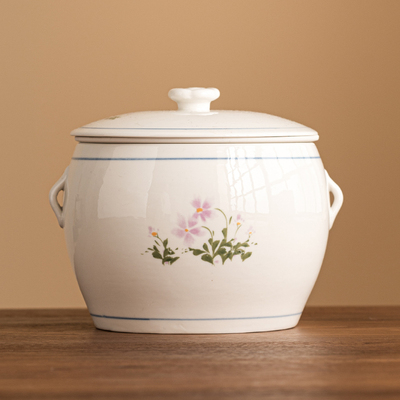 速发优格闽汤炖汤炖盅隔水炖家用煲汤内胆带孔炖锅陶瓷大号南盅小