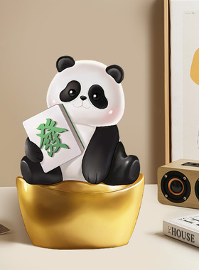 速发熊品桌公摆台画办面室工位摆件寓意好乔迁新居礼猫入户玄关装