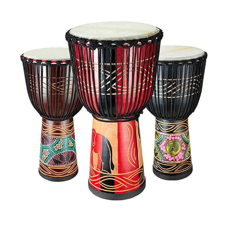 速发非洲鼓儿0专用1童寸幼儿园8寸成手鼓山人12寸初学者打击