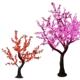 仿真桃花树灯别墅庭院花园节日氛围装 饰发光树灯婚庆氛围灯