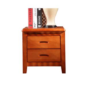 实木床头柜小款橡胶木床头柜南康家具中式实木床搭配床头柜