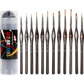 尼龙水粉水彩颜料丙烯油画笔套装 学生艺考勾线2720