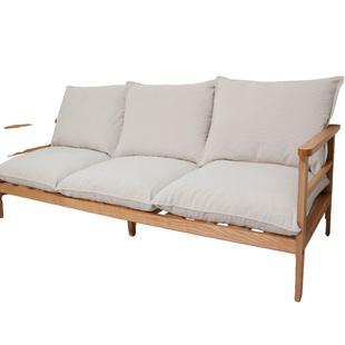 诧寂风沙发软座垫乳胶实木软包羽绒坐垫靠背卡座日式 地台订