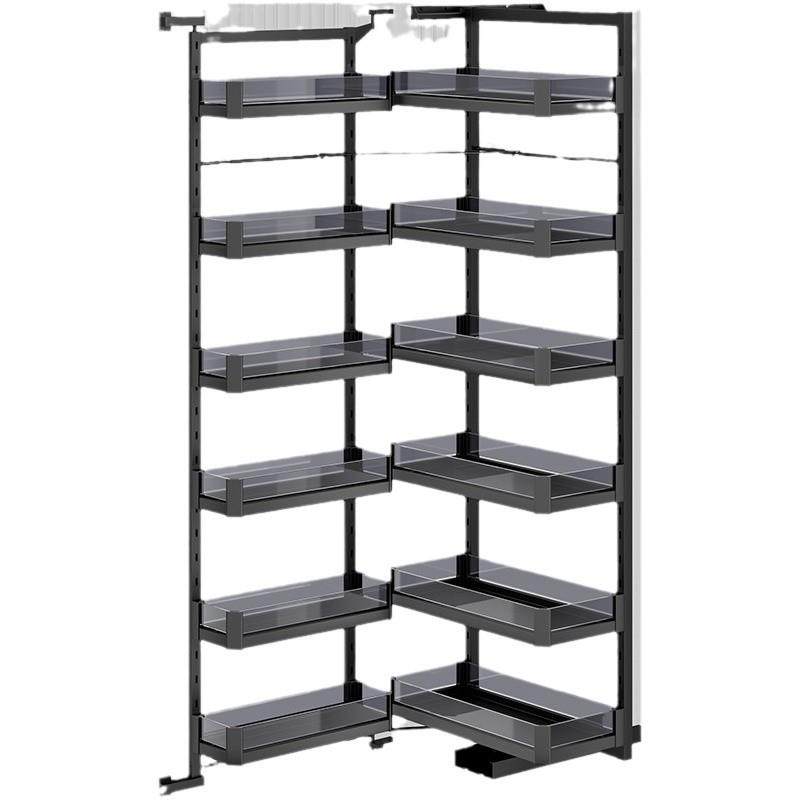 厨房大怪物零食柜碳钢高柜铝合金收纳柜冰箱柜多层连动拉篮抽屉,家装主材,拉篮,淘宝优惠券,粉丝福利购,淘宝优惠卷