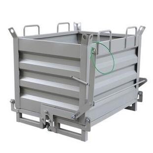 工业铁屑箱金属周转箱工厂车间重型自卸式加厚铁屑车废料箱集屑车