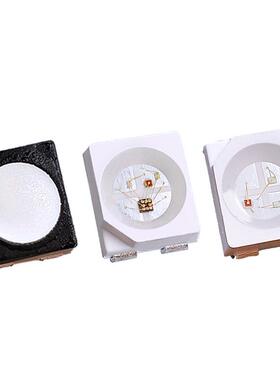 528rgb幻彩5V键盘灯珠四脚RGY红绿黄528rgb黑面雾状共阳led灯珠