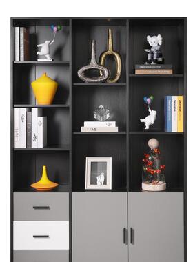 轻奢高档书柜摆件组合酒柜客厅办公室书房样板房玄关家居软装饰品