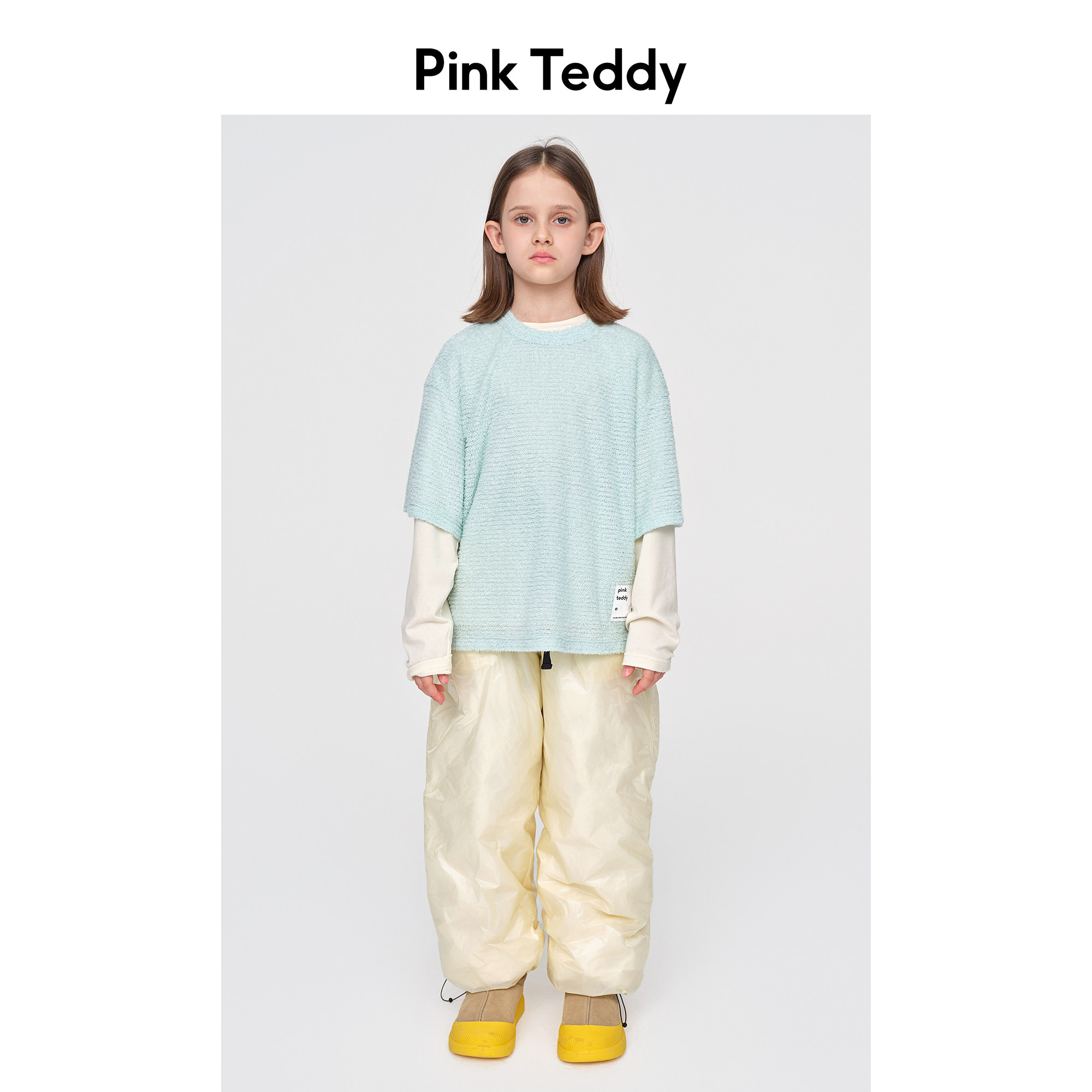PinkTeddy童装超轻羽绒裤冬季新款儿童女童黄色直筒保暖长裤子,童装/婴儿装/亲子装,羽绒裤,淘宝优惠券,粉丝福利购,淘宝优惠卷